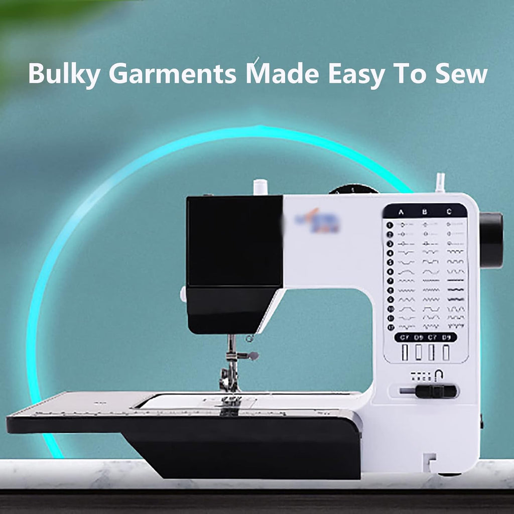 Industrial Sewing Machine, Heavy Duty Portable Embroidery Machine With 38 Built-In Stitches, Night Light And