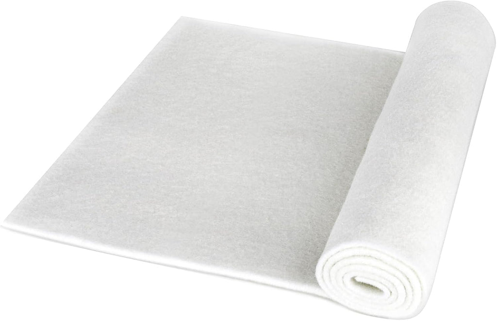 100 Micron Aquarium Filter Pad Extra Fine Filter Floss for Fish Tank Poly Filter Media Wool Water Polishing Felt 12"x