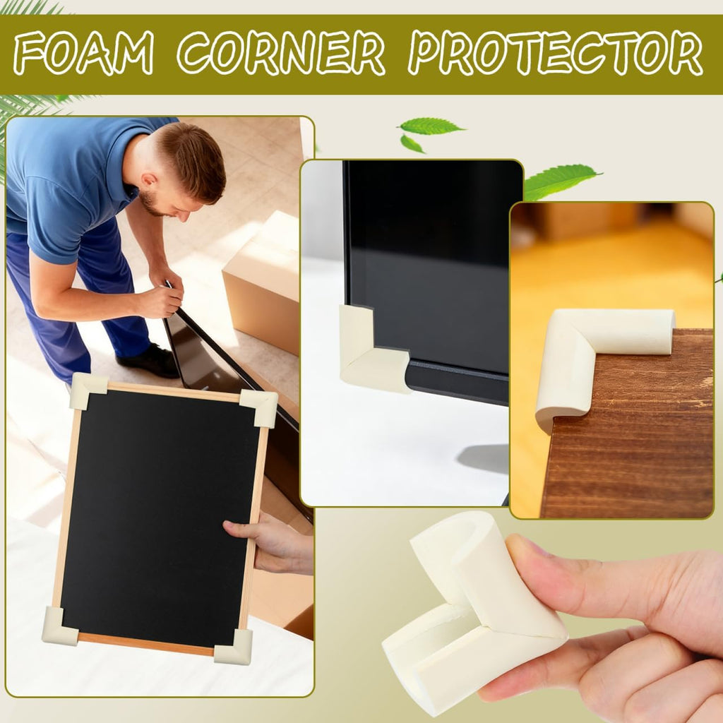 Foam Corner Protectors, 12Pcs Furniture Guards for Moving Frames