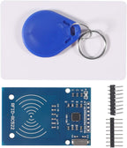 AITRIP 2PCS Reader Module Kit Mifare RC522 Reader Module with S50 Blank Card and Key Ring Compatible with Arduino Raspberry Pi