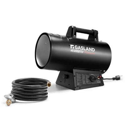 60,000 BTU Propane Force Air Heater for Garage, Heat Up 1,500 Sq.Ft