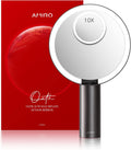 9"LED Makeup Mirror with 10X Magnification,3Colors&6 Brightness,Black | Smart Sensor, Touch-Control, Rechargeable