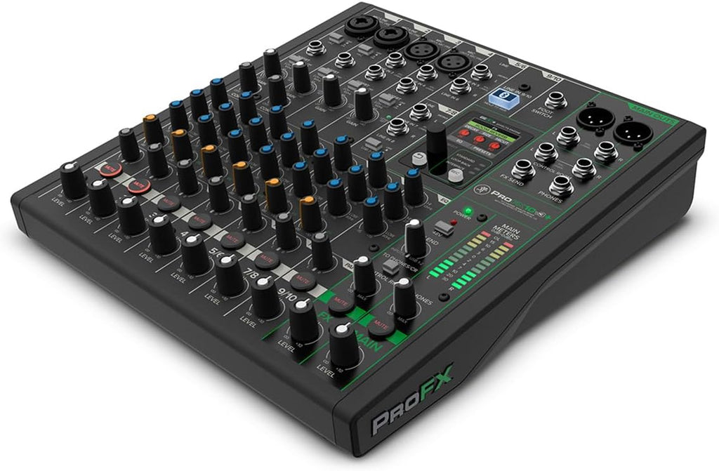 ProFX10v3+ 10-Channel Professional Analog Mixer with USB, Onyx Mic Preamps, GigFX Effects Engine, and Bluetooth |