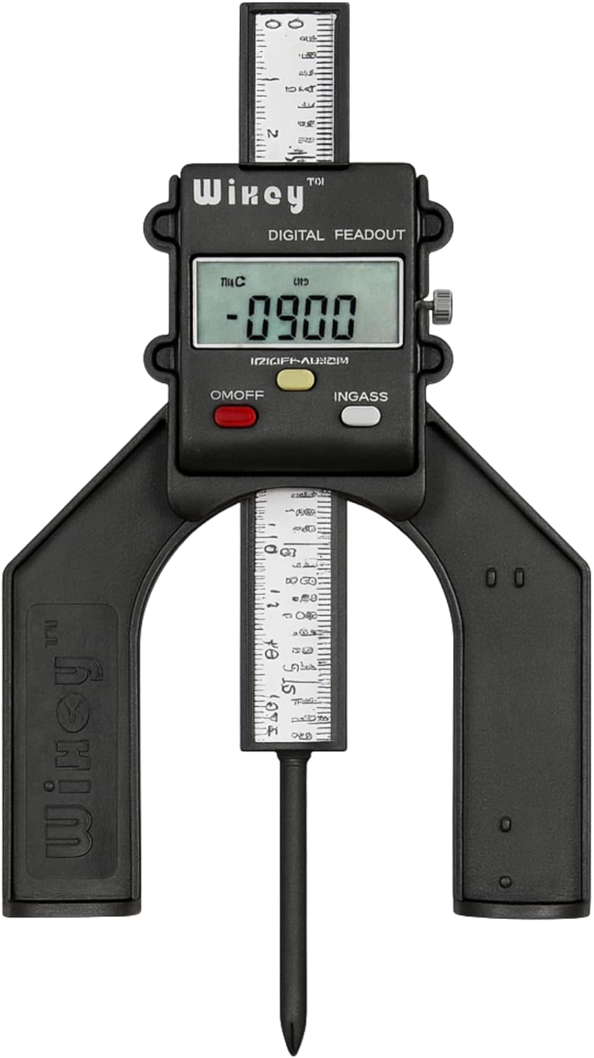 Wixey Mini Digital Height Gauge for Router Table & Table Saw Measuring Tool
