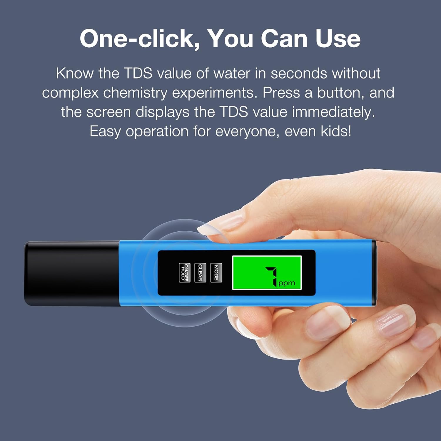2025 All-New 4 in 1 Tds Meter Digital Water Tester - Accurate and Reliable TDS EC & Temp(°C,°F) Meter - 0-9999ppm