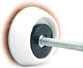 Baby Gate Wall Protector - Protect Walls from Pressure Mounted Pet Dog Gates, 4 Pack White