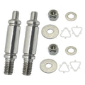 2Sets W10359271 Dryer Front Drum Support Roller Shaft
