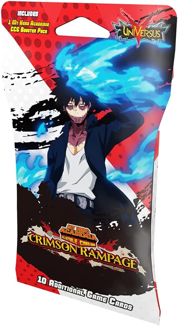 My Hero Academia Collectible Card Game Series 2 Unlimited Crimson Rampage Booster Display | 240-card 24-Pack Booster