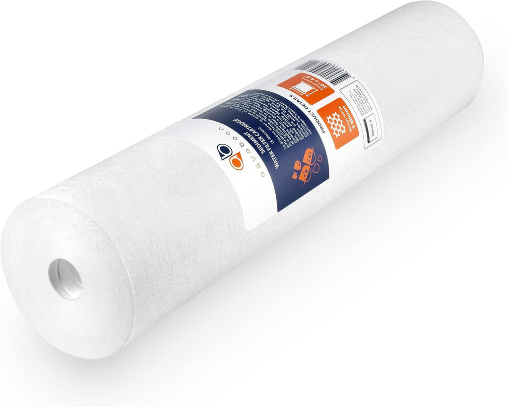 Aquaboon 5 Micron 20 x 4.5 Sediment Water Filter Replacement - 10 Pack