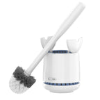 Toilet Bowl Brush and Holder, Sturdy Long Handle, White, 1 Pack