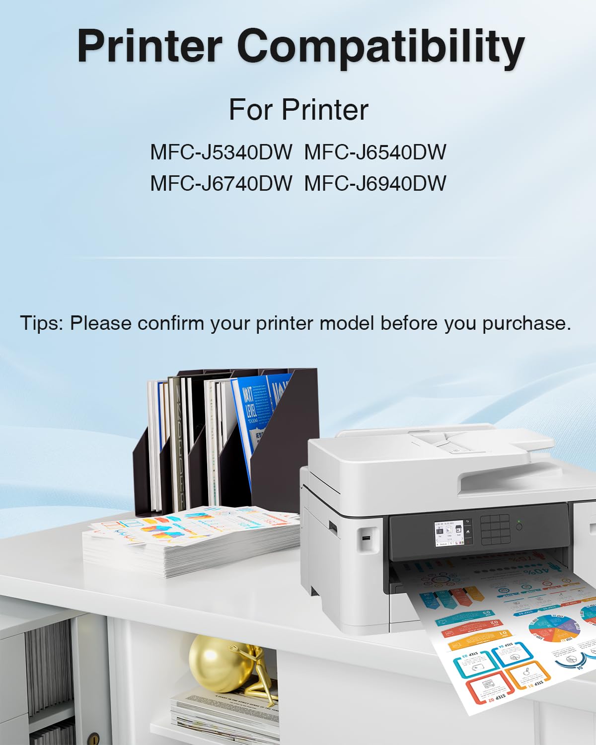 LC402XL LC402 Replacement for Brother LC402XL Ink Cartridges
