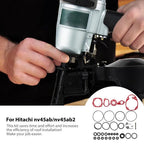 NV45AB, NV45AB2 Coil Roofing Nailer O-Ring Kit for Hitachi, with 883892, 877767 Gasket Kit