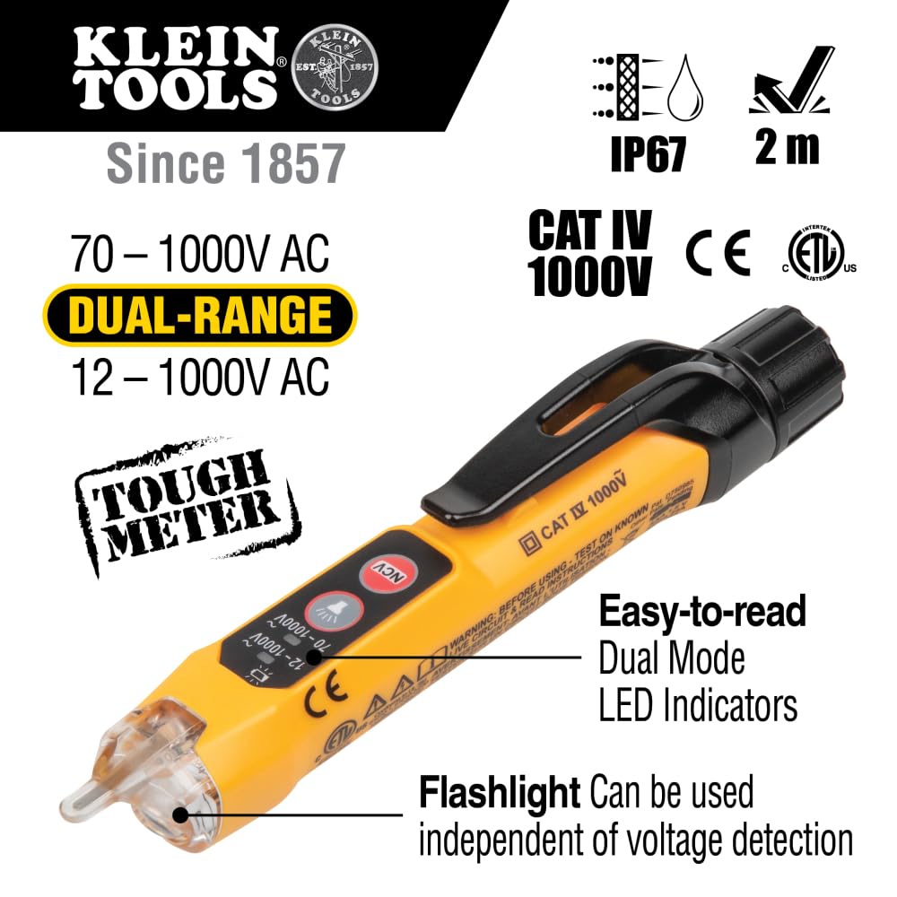 69355 Digital Multimeter Premium Electrical Test Kit with Non-Contact Voltage Tester, Receptacle Tester, Test Leads