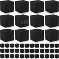 48 Pack Black Gift Boxes Small Cardboard Gift Boxes with Lids