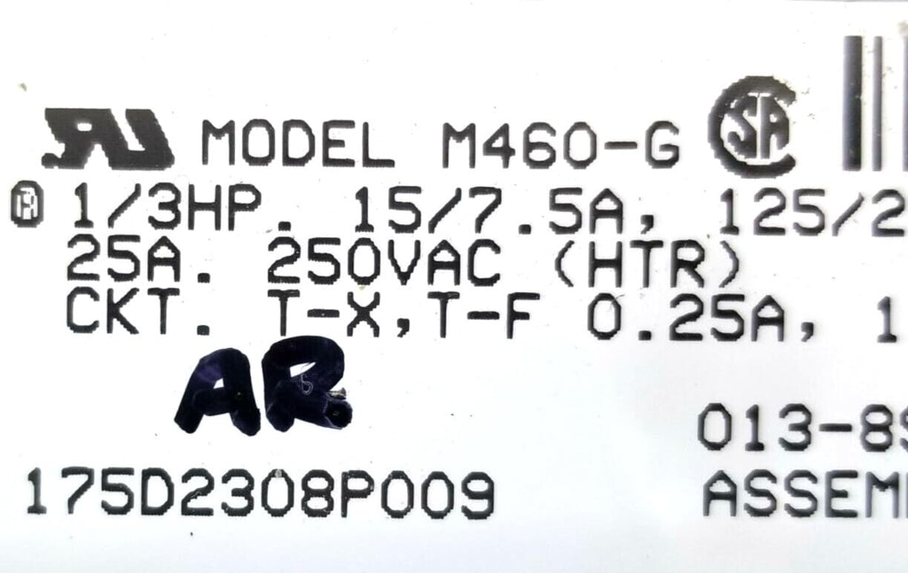 OEM Dryer Timer 175D2308P009
