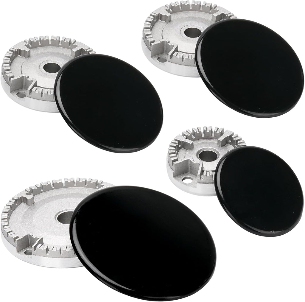 Gas Stove Burner Covers Cooker Hat Set Compatible for SABAF