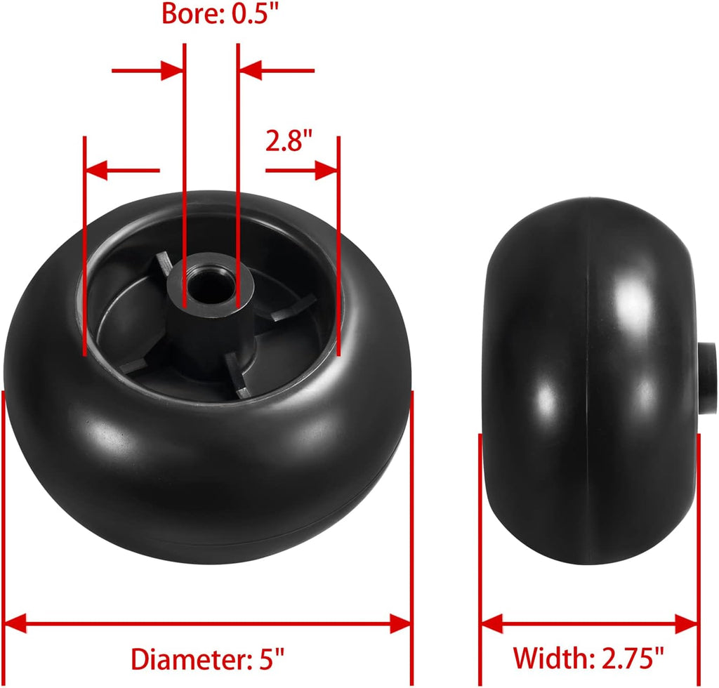Parts Camp 4 Pack 753-04856A 734-04039 734-3058 Mower Deck Wheels