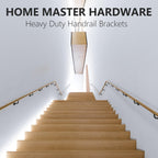 Hand Rail Brackets for Stairs 6 Pack, Heavy Duty