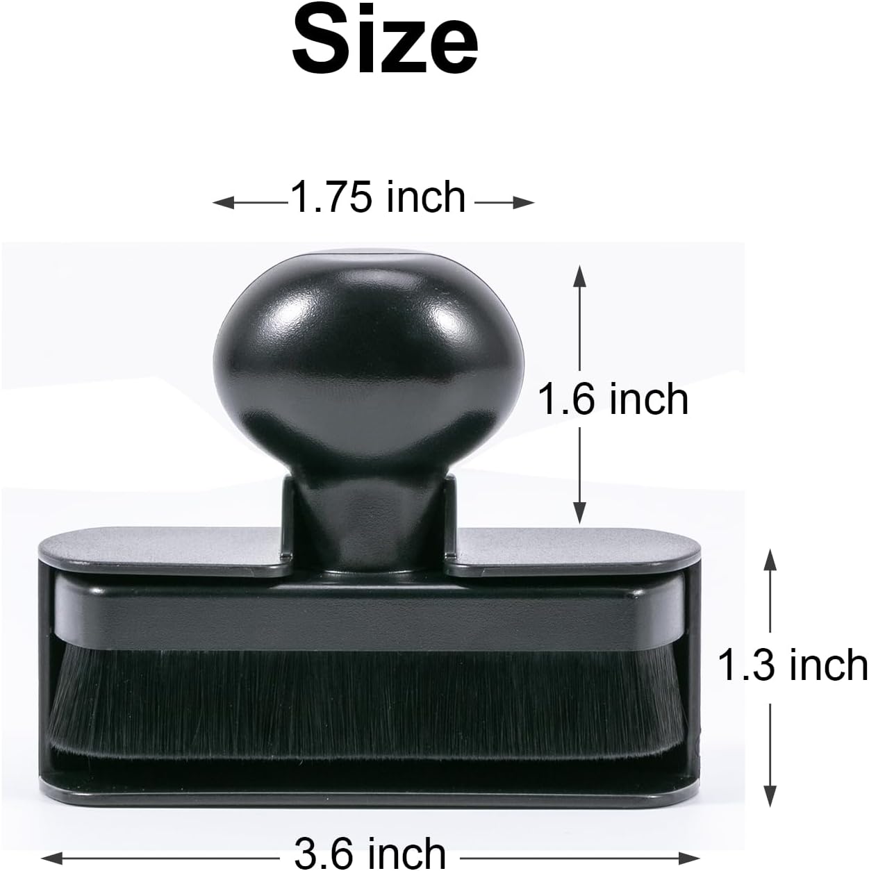 Tire Shine Applicator Brush Large Vegan Tire Shine Brush with Storage Stand for Vehicles Tire Shine Polish Wax and