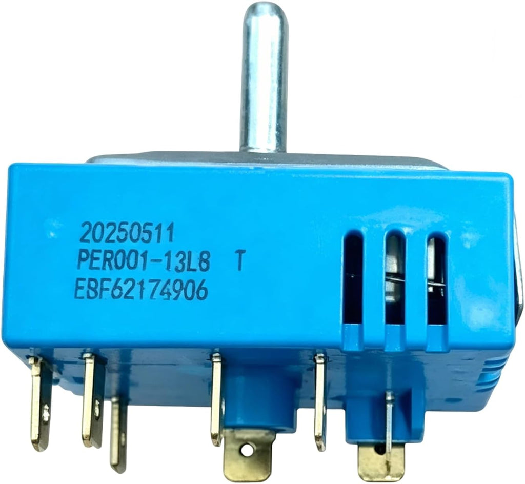 PER001-13S T PER001-13LG T Range Rotary Switch Replacement for LG Electric Range，Replaces EBF62174901 EBF62174906 Surface Element Burner Switch