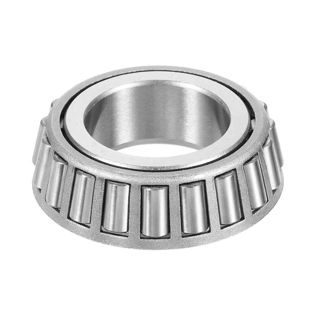 uxcell 2pcs L44643/L44610 Tapered Roller Bearing Cone and Cup, 1" Bore x 2" OD x 0.5906" Thick, Chrome Steel Taper Bearing Set, ABEC-3
