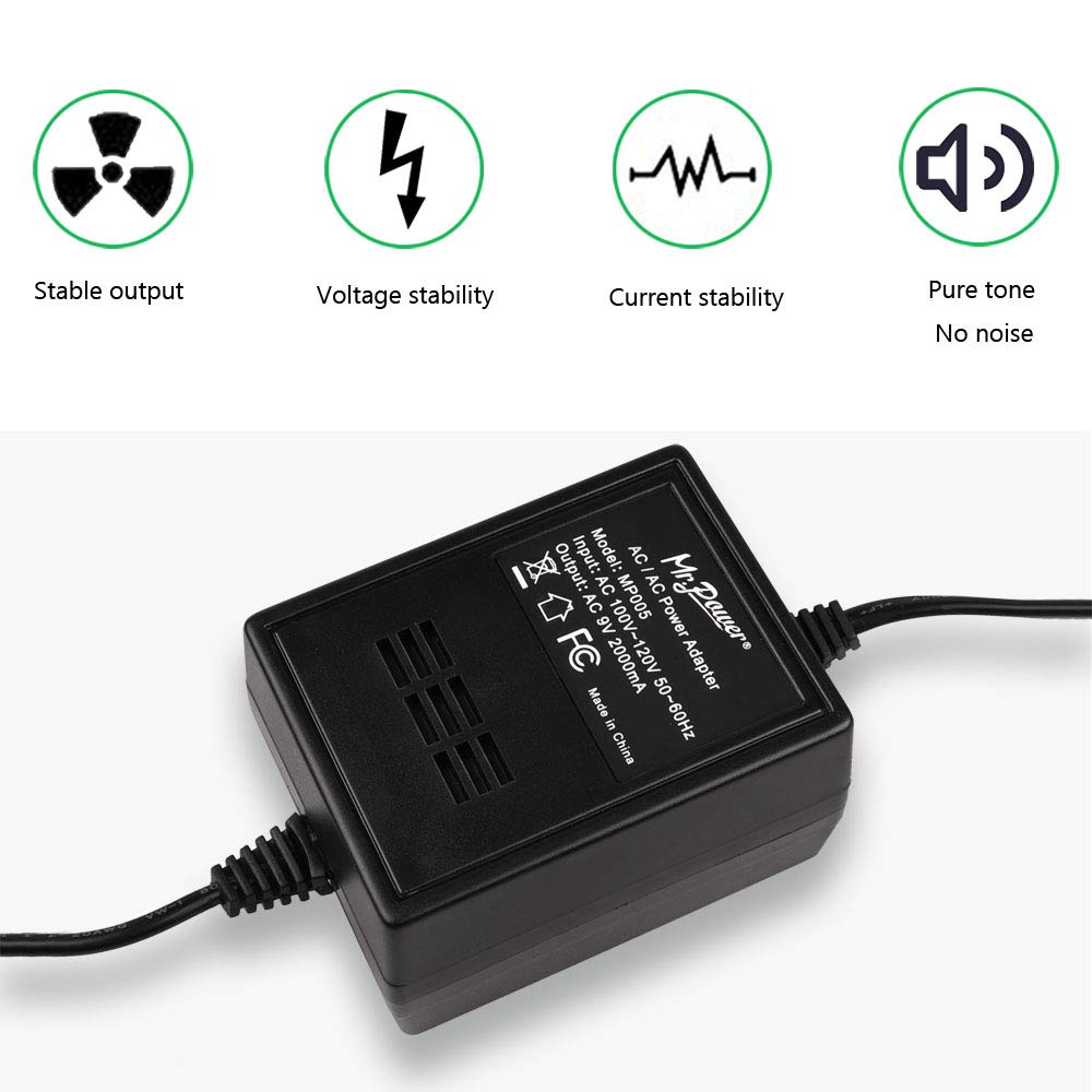 Power Supply AC 9V 2000ma Adapter for Line 6 POD Digitech RP GNX Multi
