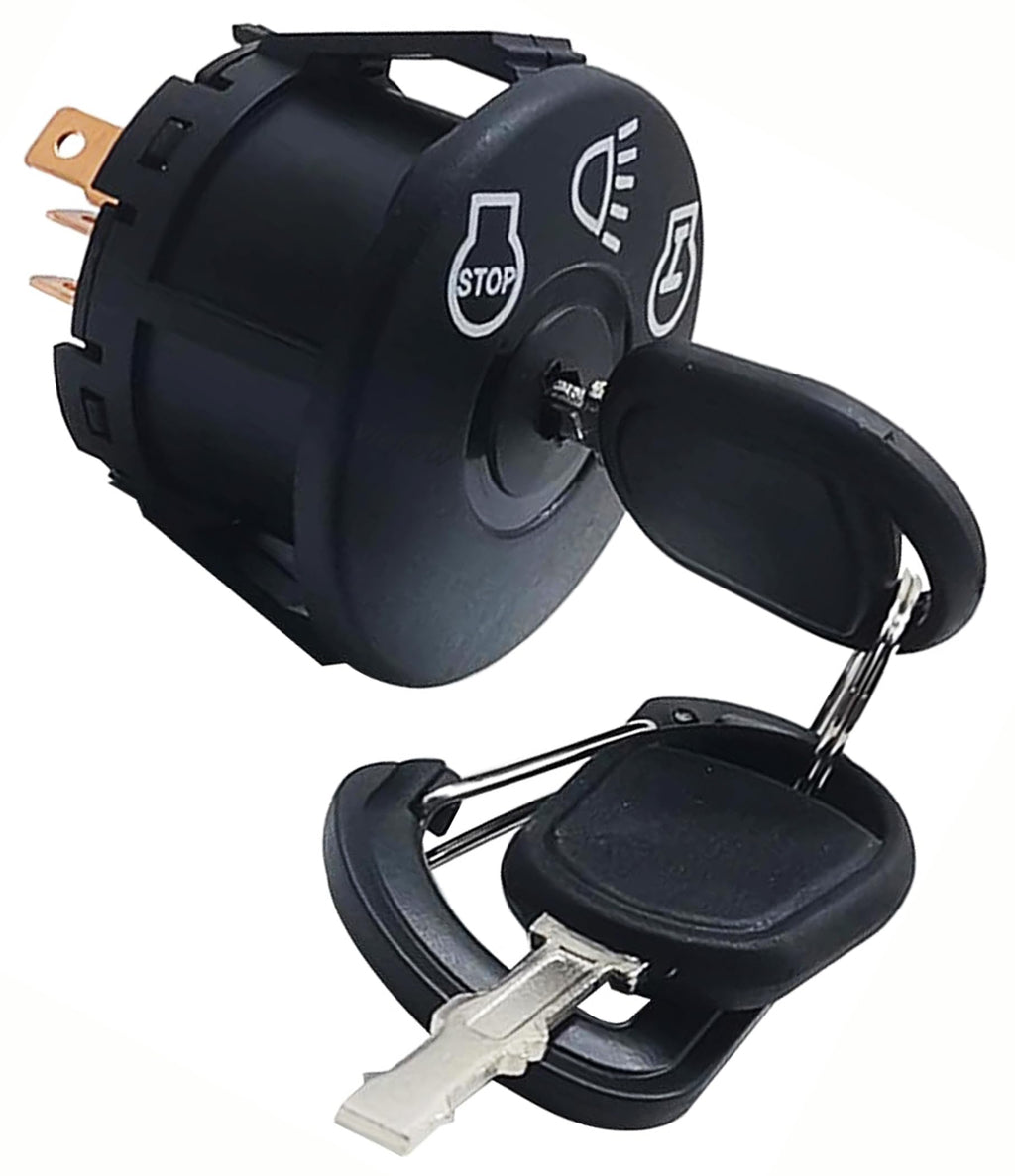 Viefow 175566 7-Terminal 4-Position Ignition Switch with Key