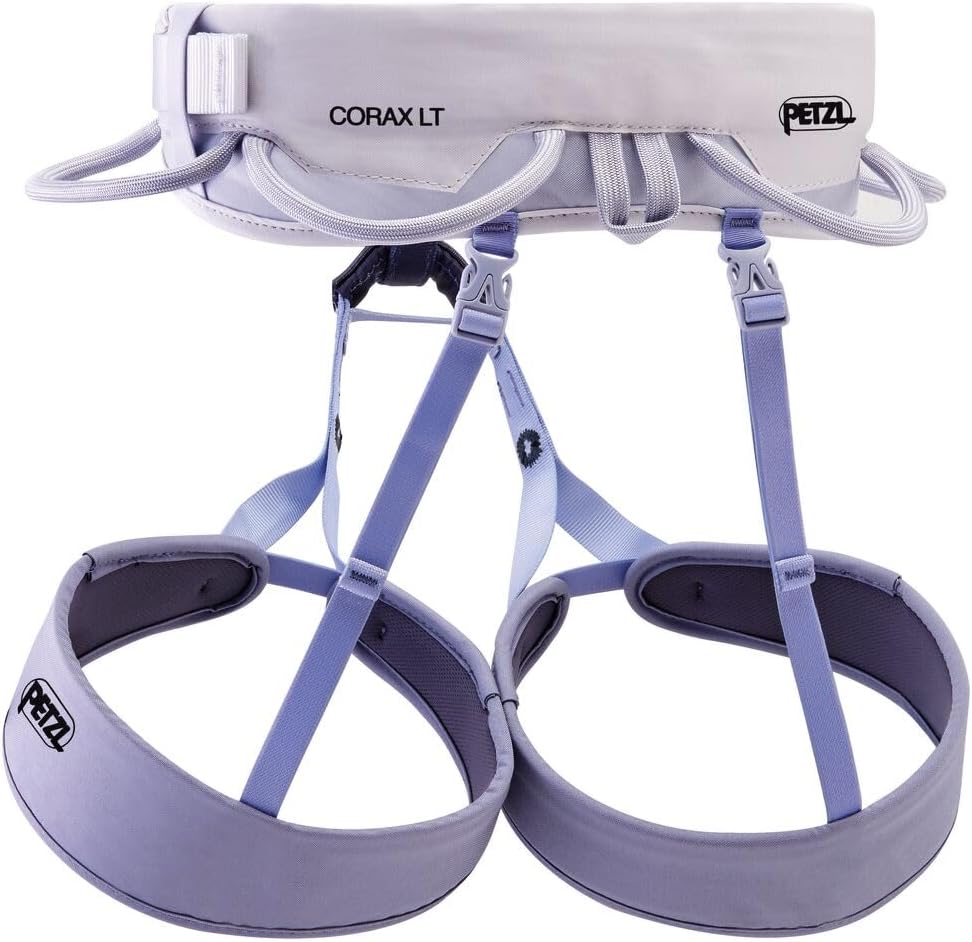 Petzl CORAX LT Women's Climbing Harness - Lilac White, X-Small