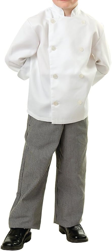 Kids Chef Coat - Classic Chef Jacket for Boys and Girls