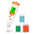 YINMIK pH Meter for Hydroponics, 4 in 1 PPM EC Meter for Plant Nutrients