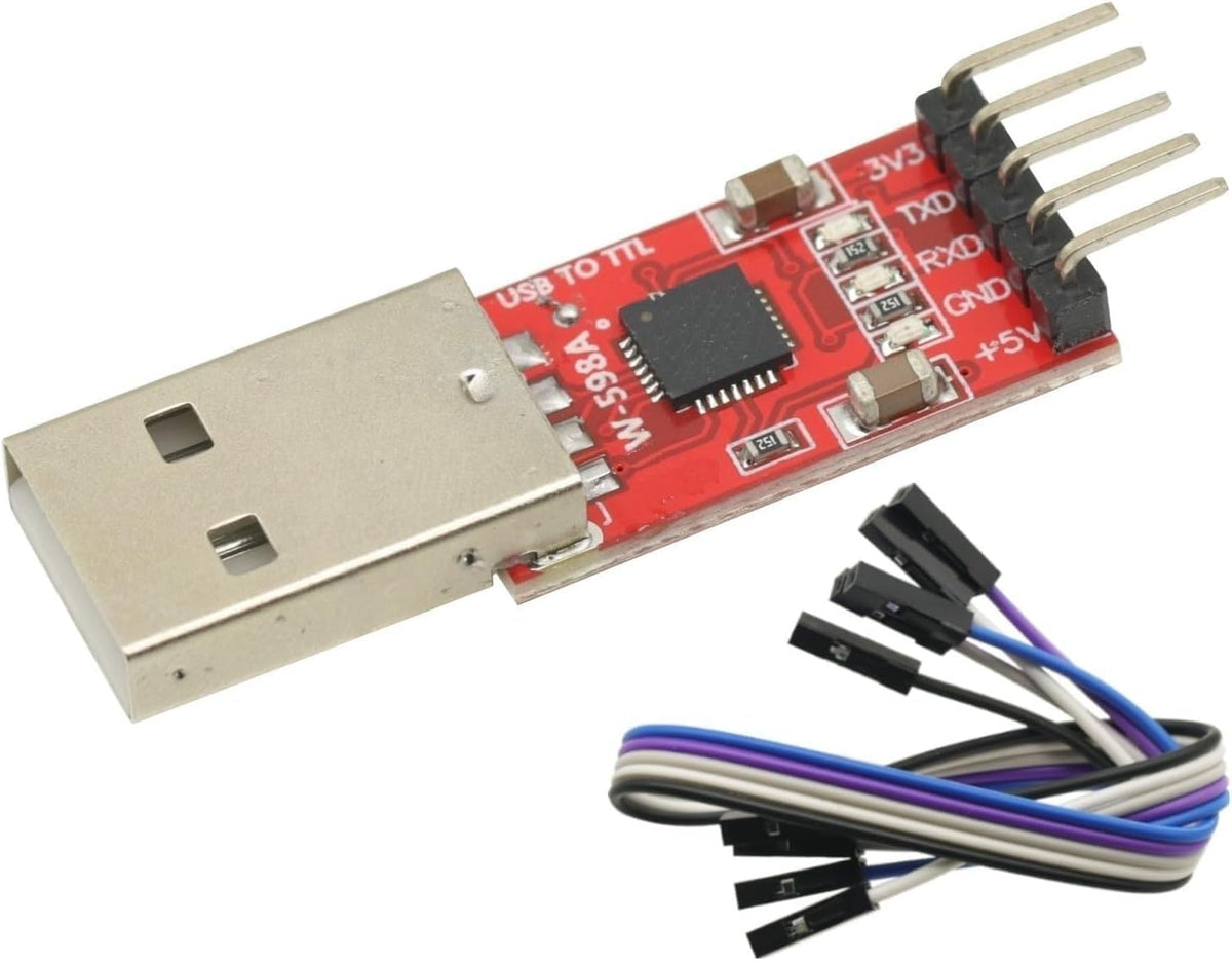 2PCS CP2102 USB to Serial Converter USB to TTL UART Download 5PIN Module with Line