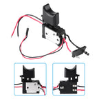 Electric Drill Switch, Cordless Drill Trigger Switch, 7.2V-24V Lithium Battery Cordless Drill Speed Control Trigger Switch With Small Light