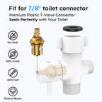 Arofa Handheld Bidet Sprayer, Bidet Attachment for Toilet, Bright White