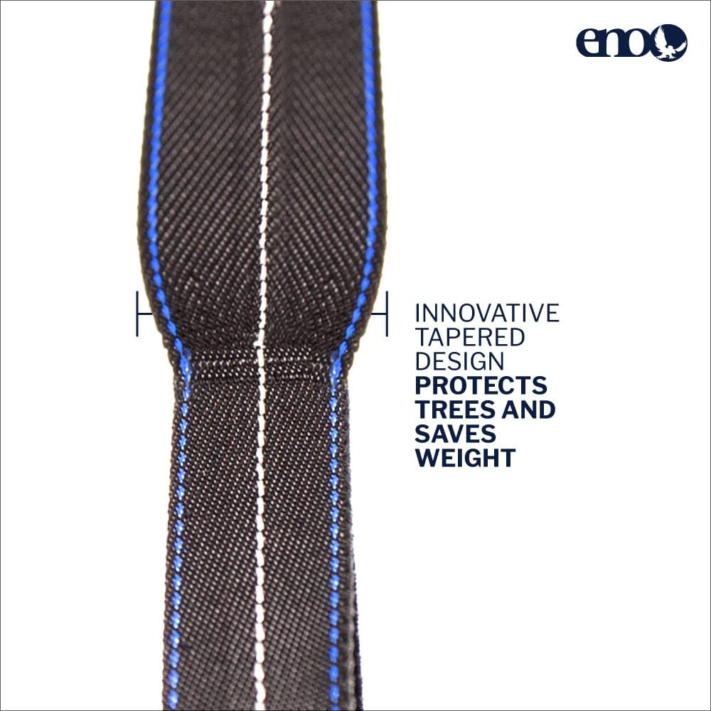 Atlas Suspension System - Tree Strap for Hammock - Accessories for Camping, Hiking, and Backpacking - Black/Royal