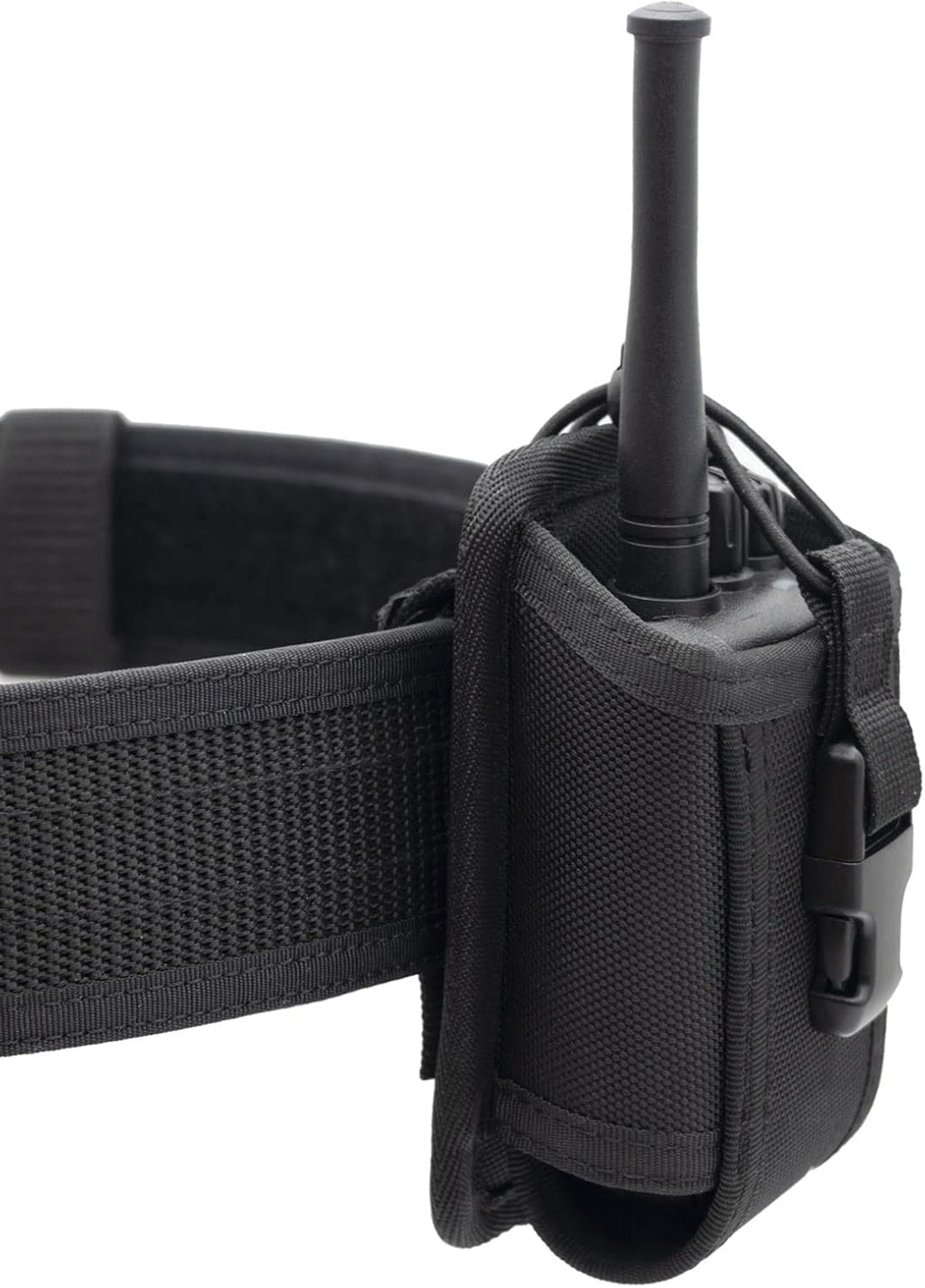 Universal Radio Pouch MOLLE Compact Tactical Radio Holster Holder for Duty Belt MOLLE Vest Walkie Talkies Case