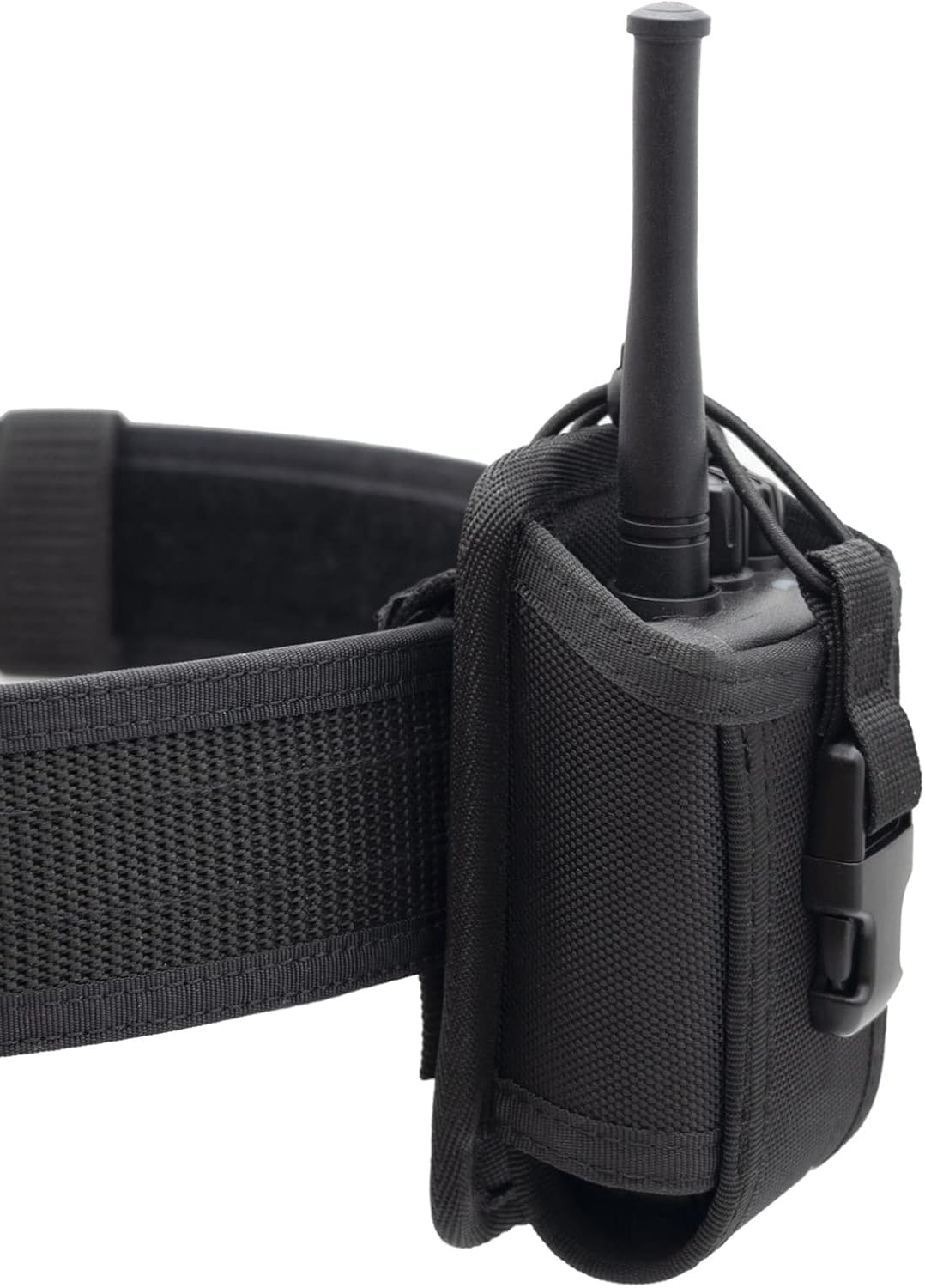 Universal Radio Pouch MOLLE Compact Tactical Radio Holster Holder for Duty Belt MOLLE Vest Walkie Talkies Case