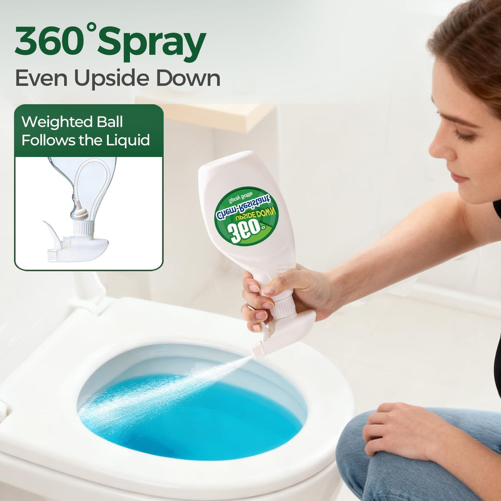 Spray Bottles for Cleaning, 16 OZ Empty Spray Bottles Heavy Duty, Plastic Spray Bottles for Cleaning Solutions