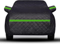Car Cover Hatchback for 3 Hatchback Waterproof All-Weather Thickened Winter Dust Cover Snow Guard with Reflective Strips