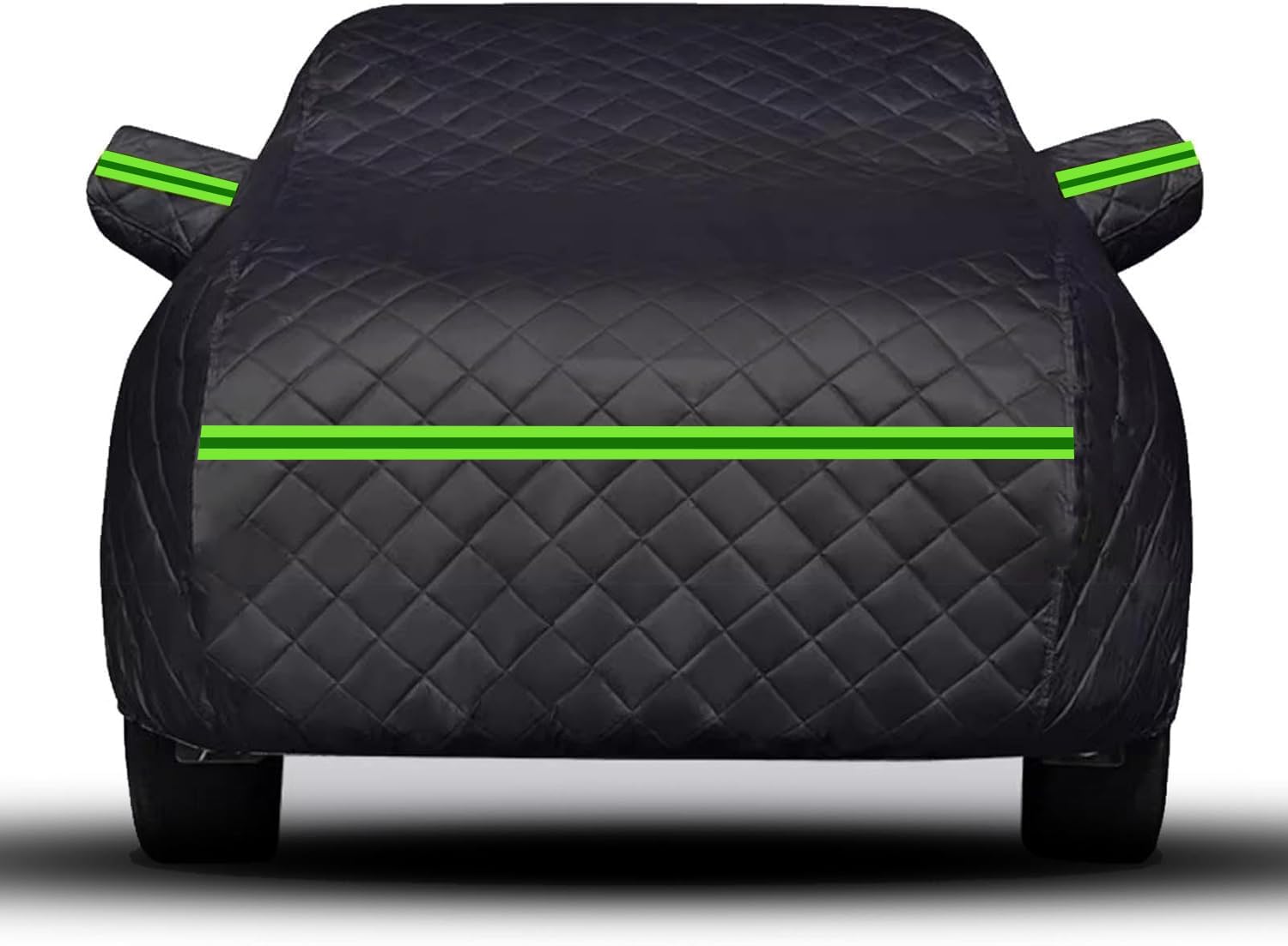 Car Cover Hatchback for 3 Hatchback Waterproof All-Weather Thickened Winter Dust Cover Snow Guard with Reflective Strips