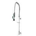 Krowne 17-206WL Krowne Royal Series Pre-Rinse Assembly, Single Hole Deck Mount, pre-Assembled, 1/4 Turn Ceramic Cartridge valves, Includes Wall Bracket, 1.2 GPM Spray Head, 38" high with 15" Overhang