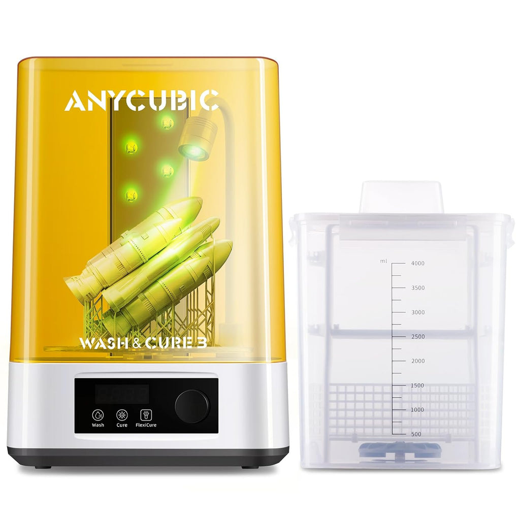 Wash and Cure 3.0 + ANYCUBIC Standard Resin V2 Grey 1kg 3D Printer Resin