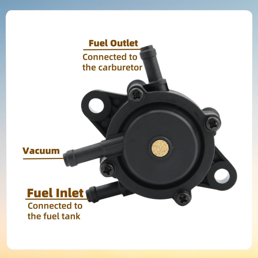 Fuel Pump Fuel Filter Kit with Fuel Line Replacement for John Deere D155 D125 D105 D170 D160 D150 D140 D130 D120 D110 D100 LA175 LA165 LA155 LA145 LA135 LA115 LA105 LA150 LA140 Lawn Tractor