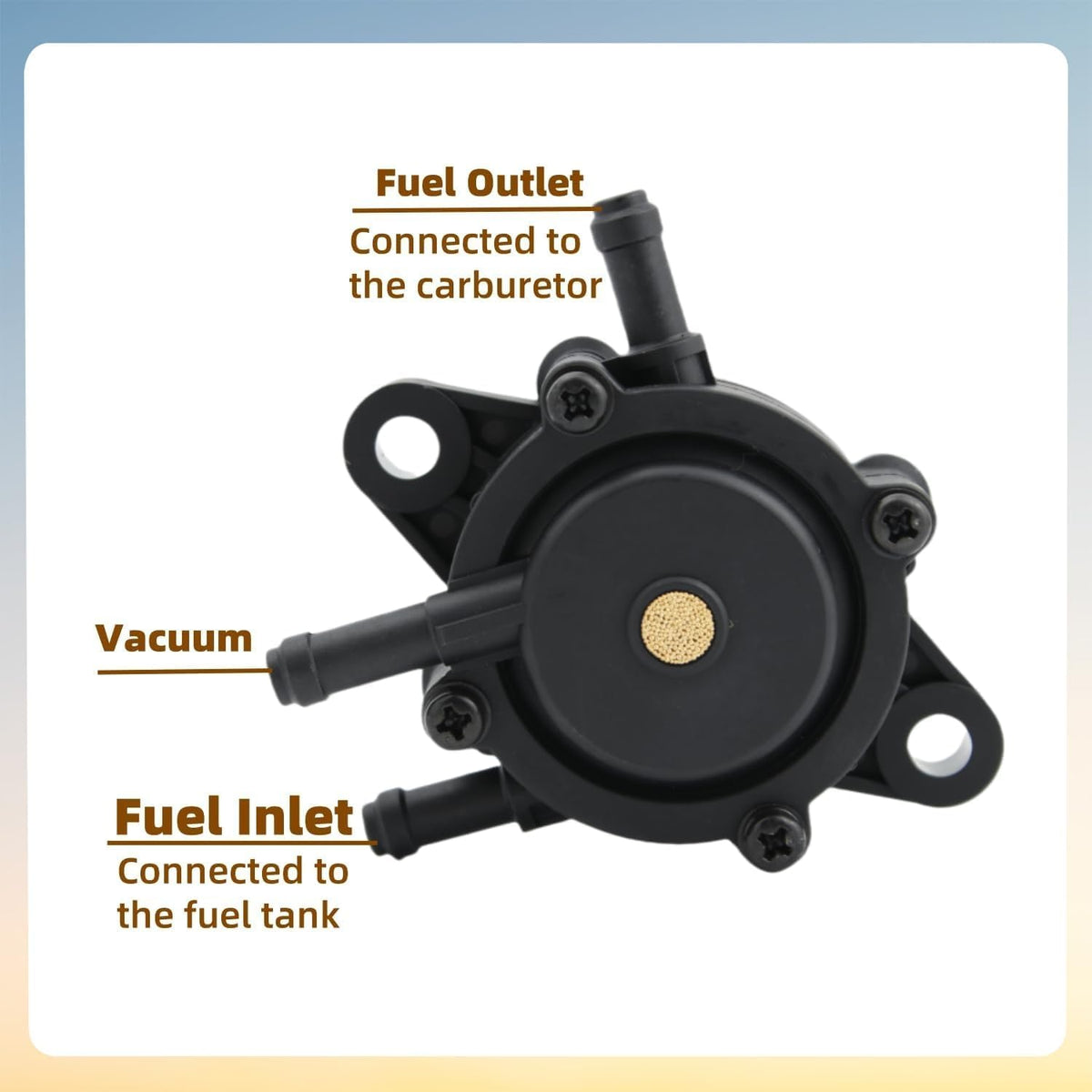 Fuel Pump Fuel Filter Kit with Fuel Line Replacement for John Deere D155 D125 D105 D170 D160 D150 D140 D130 D120 D110 D100 LA175 LA165 LA155 LA145 LA135 LA115 LA105 LA150 LA140 Lawn Tractor