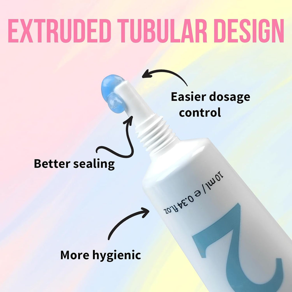 Brow Lamination Kit, Tube Design Instant Perm for Fuller & Thicker Eyebrows Salon Result lasts 4 weeks (with Liquid