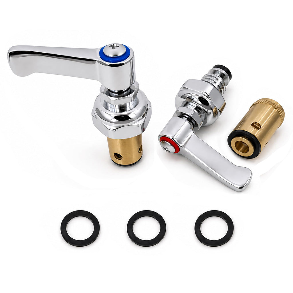 VISELTIS Hot & Cold Spindle Assembly Replacement for T&S Brass Faucets