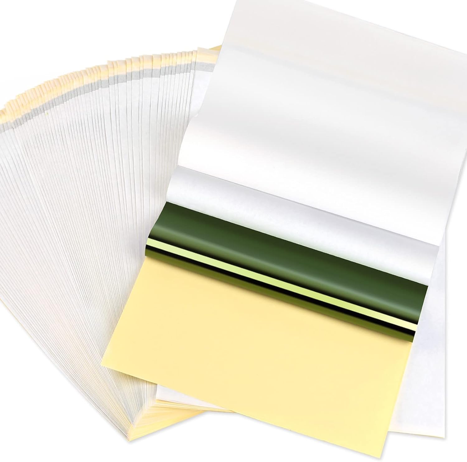 50 Sheets Tattoo Transfer Paper, Cridoz Tattoo Stencil Paper for Tattooing, Transfer Paper for Tattooing, A4 Size 8