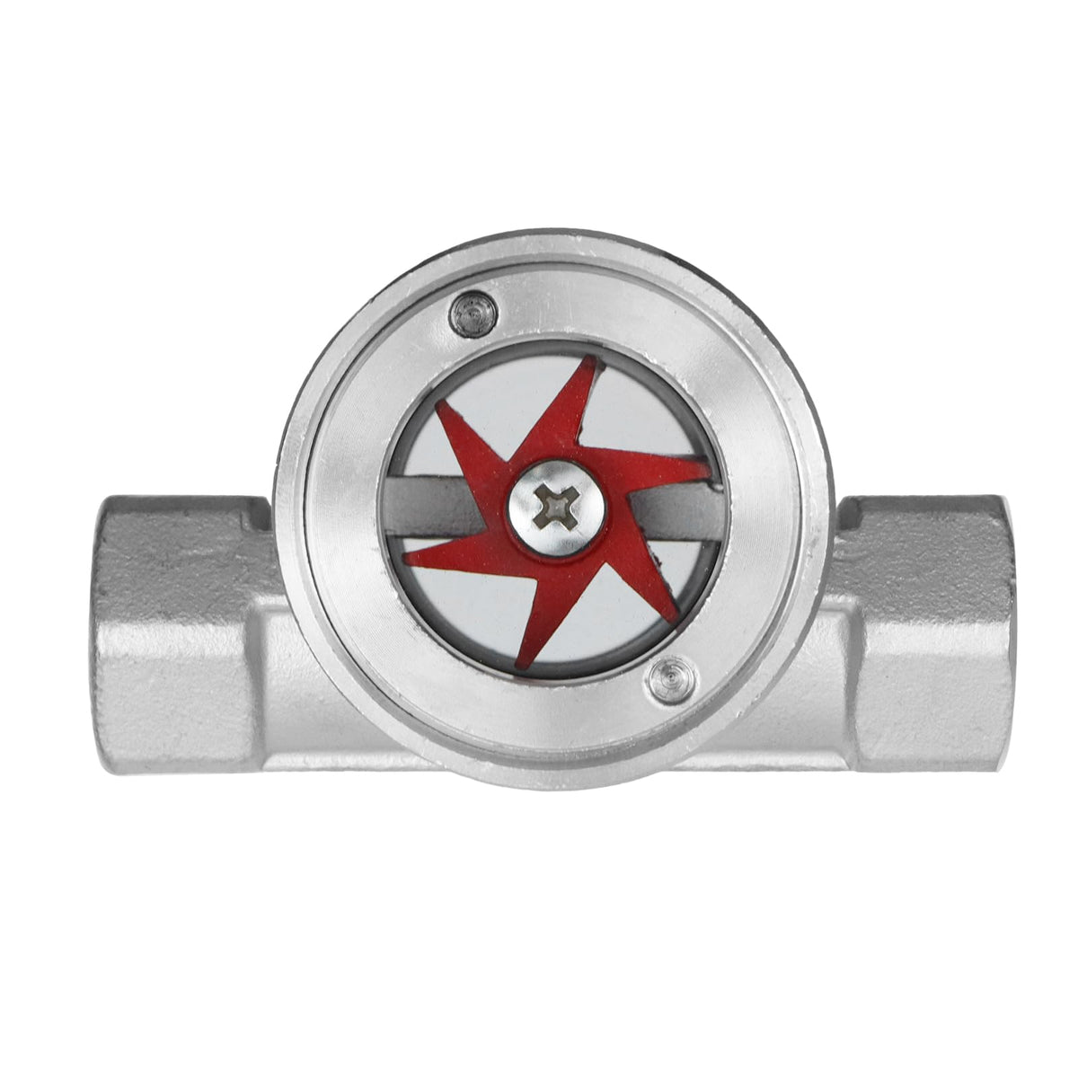 Antrader 1/2"NPT Female 304 Stainless Window Sight Glass Flow Indicator