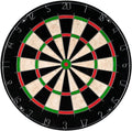 Hey Play Bristle and Metal Dart Board, 18” | Tournament Sized Indoor Hanging Number Target Game for Steel Tip Darts