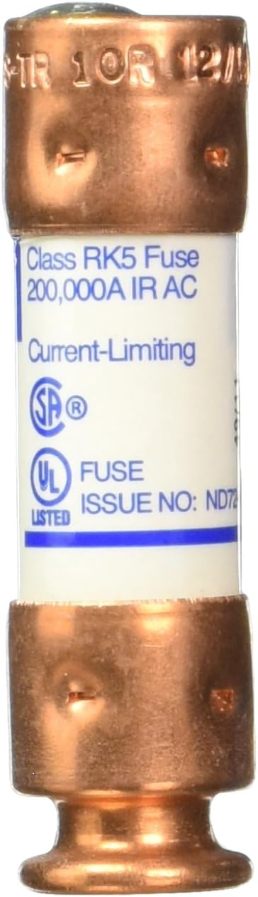 Mersen TR10R 250V 10A 2X9/16 Rk5 Time Delay Fuse, 10-Pack
