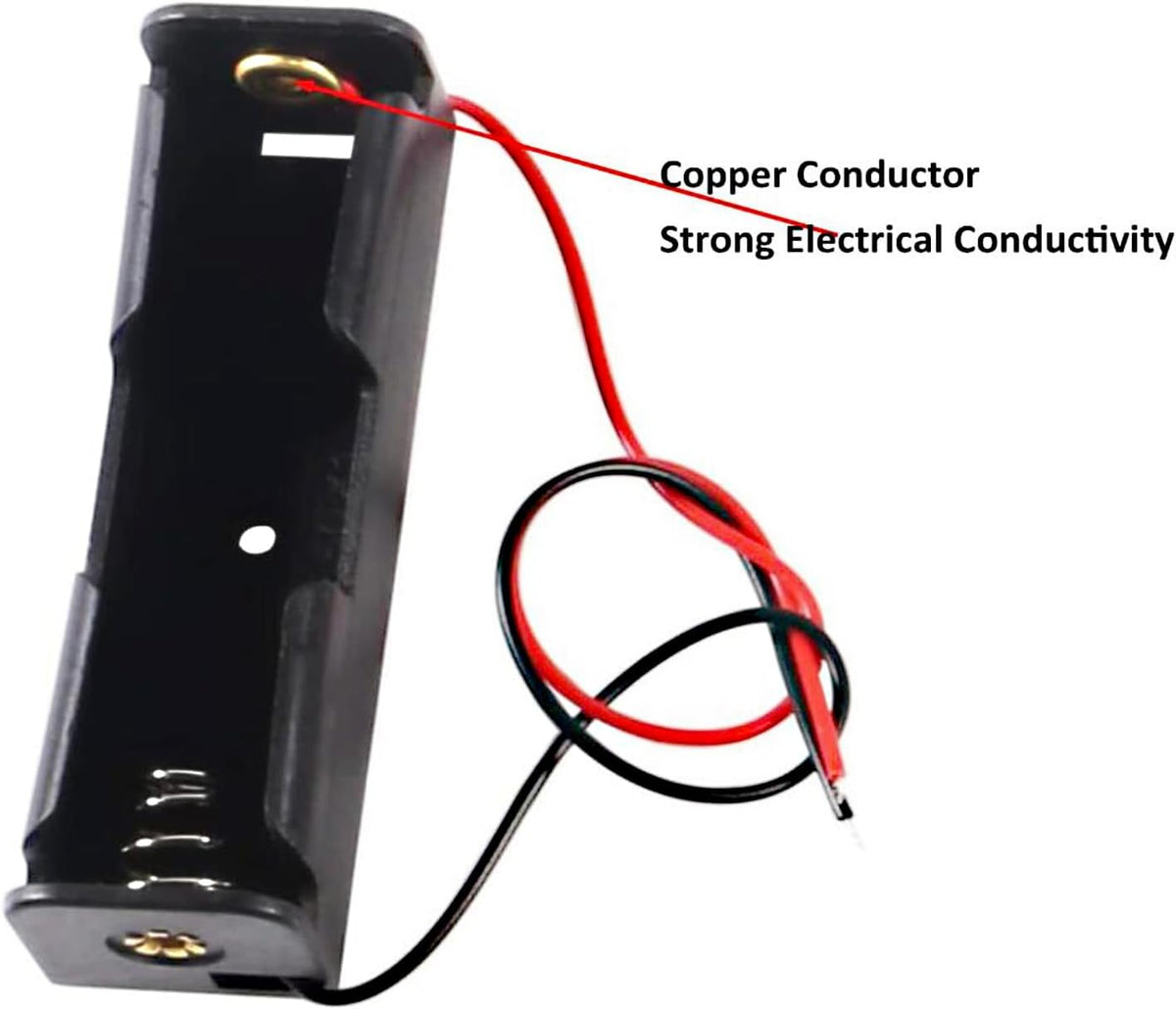 5pcs TP4056 Type-C USB 5V 1A 18650 Lithium Battery Charger Module with Dual Protection Function + 5pcs 18650 Battery Holder